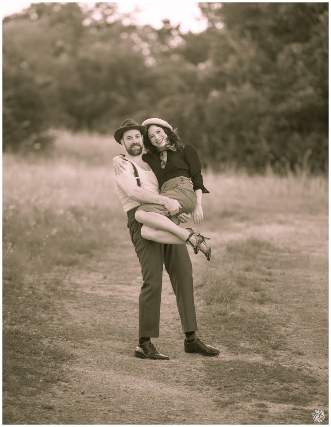Bonnie & Clyde Inspired Photo Session - Yana's Photos - Dallas and Los Angeles Portrait Photographer - Sepia_4164.jpg